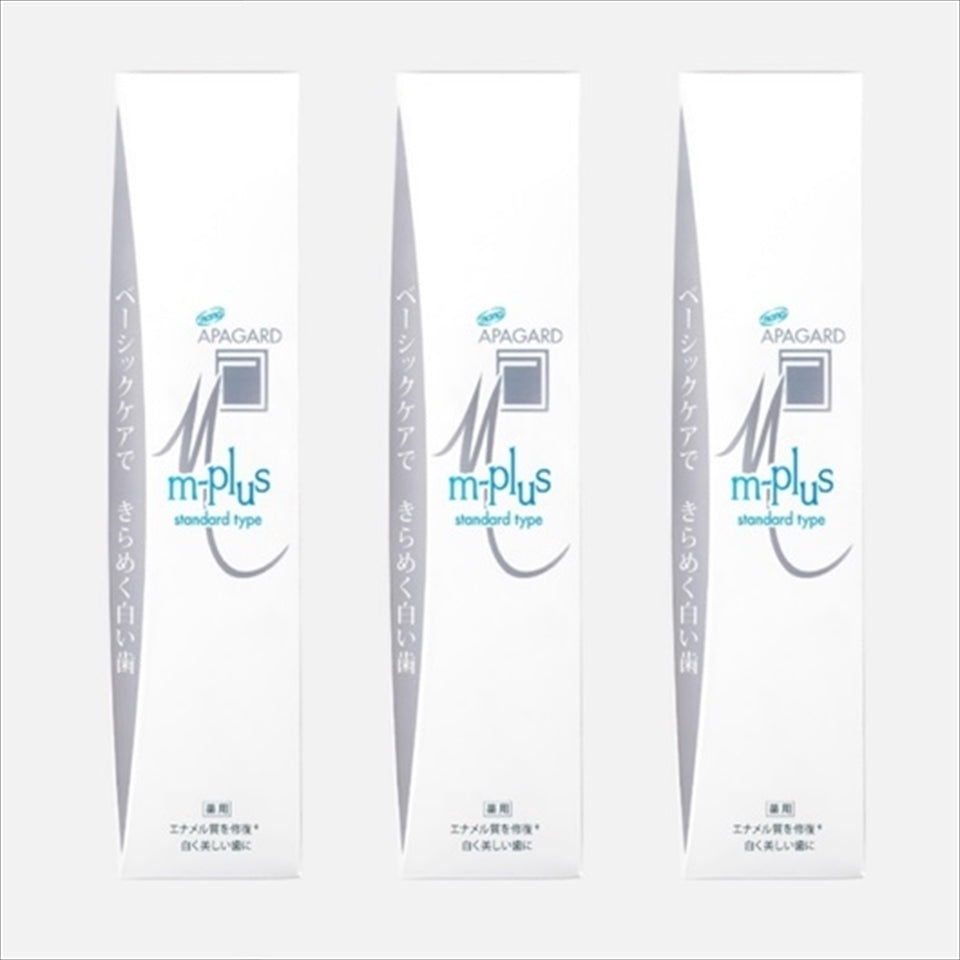 Apagard M-plus Toothpaste 130g / 4.5 oz (Set of 3)