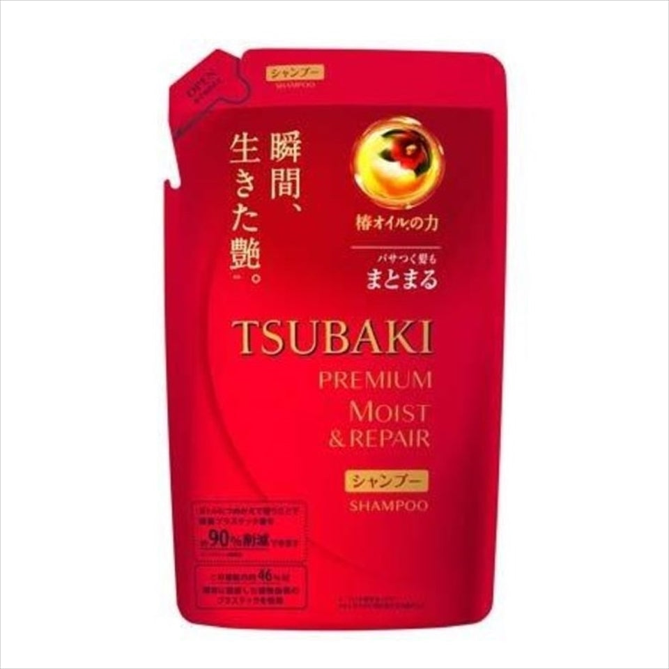 Tsubaki Premium Moist Hair Shampoo Refill 330ml / 11.1 fl oz