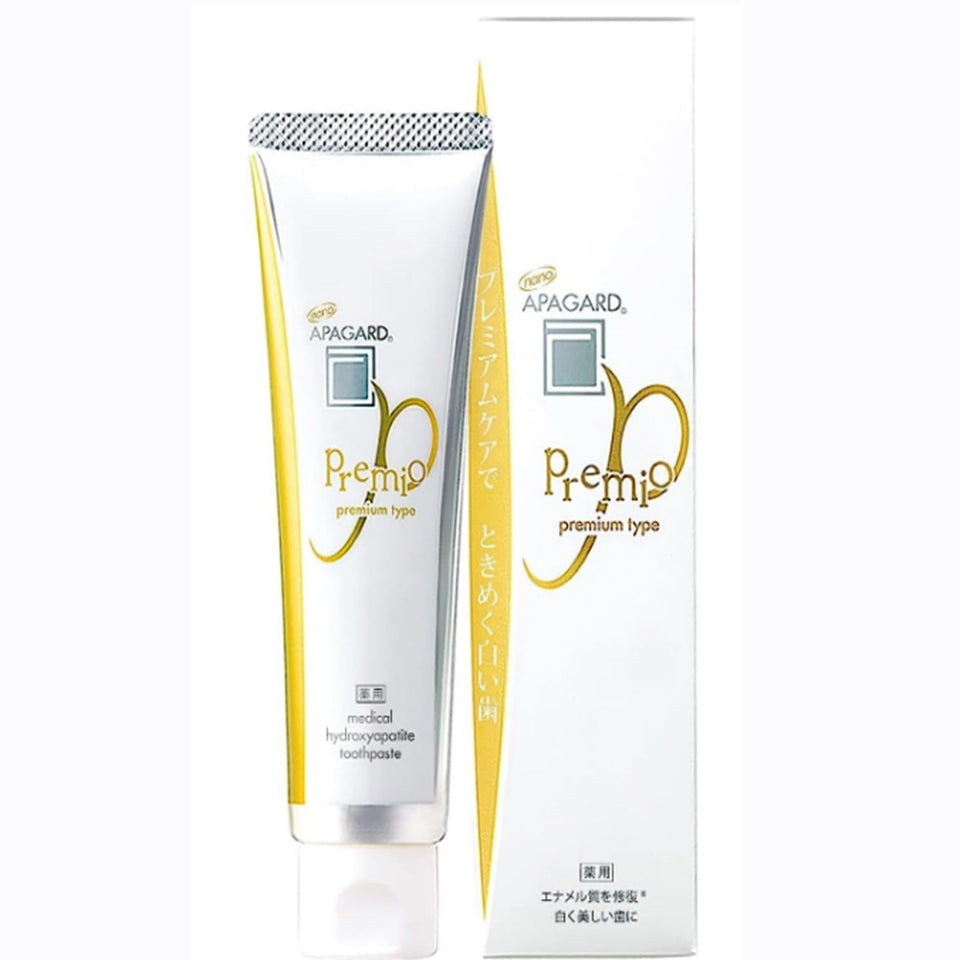 Apagard Premio Toothpaste 100g / 3.5 oz | Nano Hydroxyapatite High Blending, Brightening Toothpaste